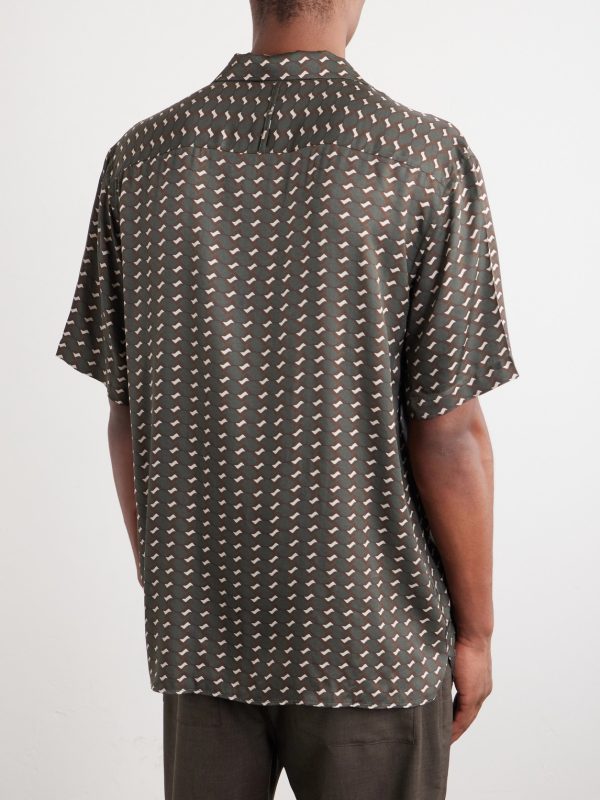 Wiggle Printed Woven Shirt - BK