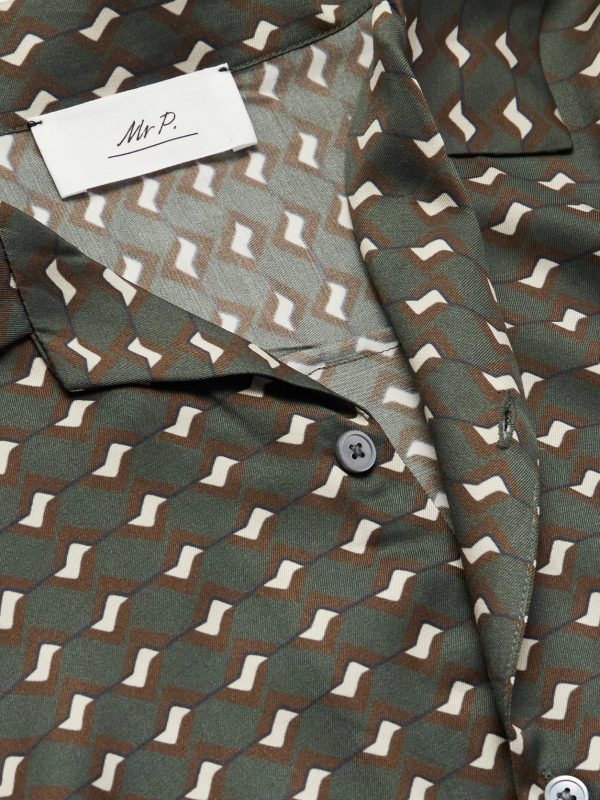 Wiggle Printed Woven Shirt - E1