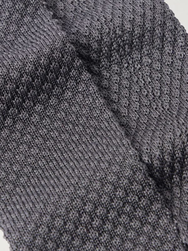 6cm Crochet-Knit Cotton and Silk-Blend Tie - CU 6cm Crochet-Knit Cotton and Silk-Blend Tie - CU