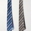 7cm Set of Two Striped Silk Tie 7cm Set of Two Striped Silk Tie