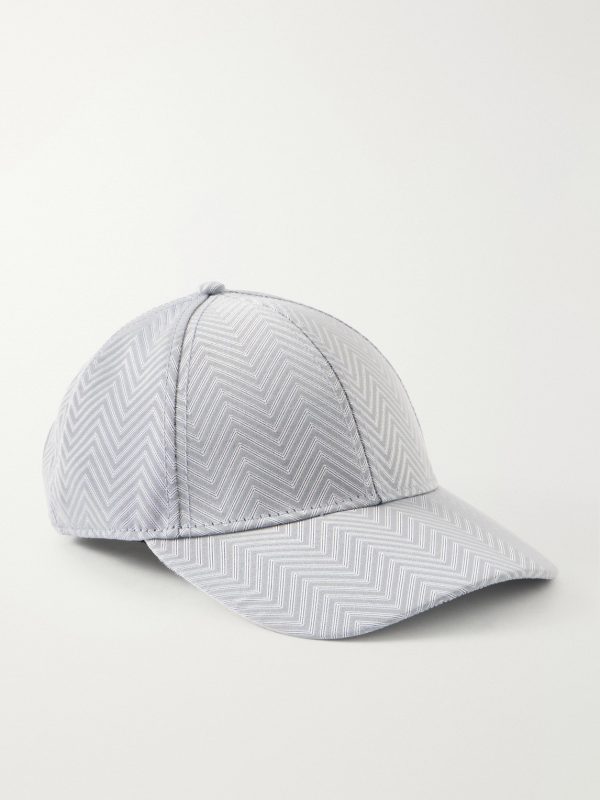 Striped Jacquard Woven Baseball Cap Striped Jacquard Woven Baseball Cap