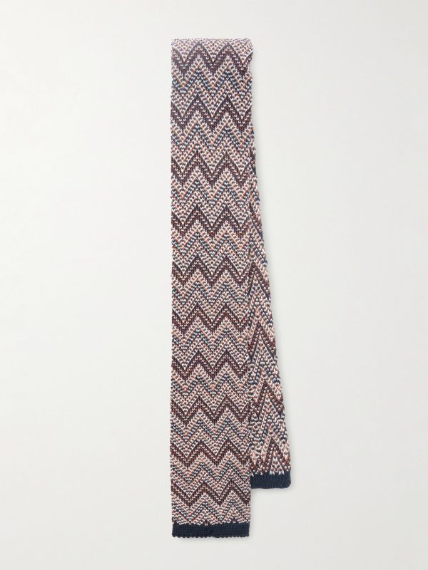 6cm Knitted Cotton and Silk-Blend Tie