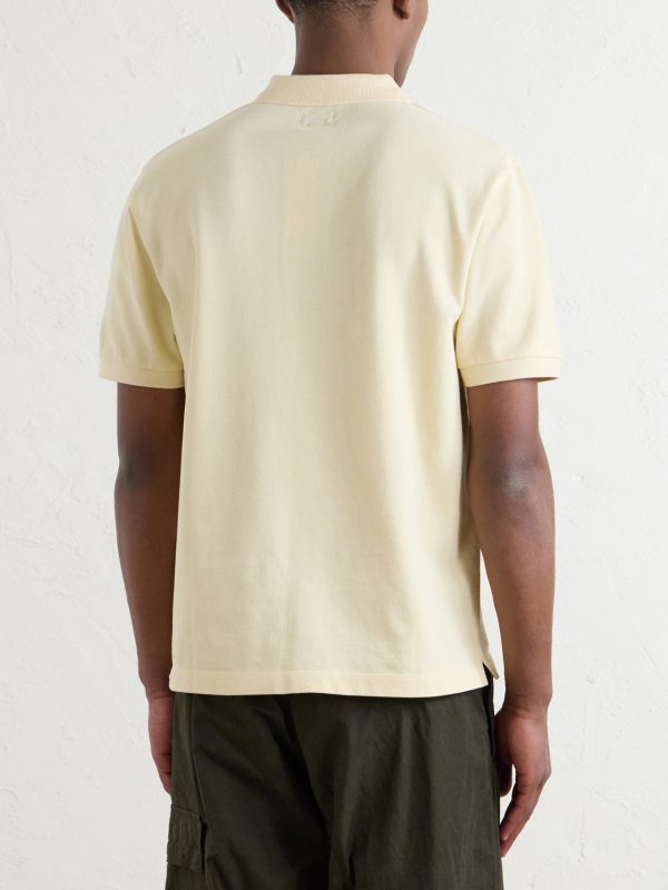 Logo-Embroidered Cotton-Piqué Polo Shirt - BK Logo-Embroidered Cotton-Piqué Polo Shirt - BK