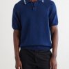 Striped Organic Cotton Polo Shirt - FR