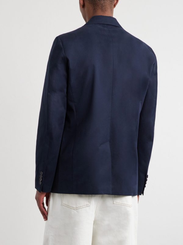 Cotton-Twill Suit Jacket - BK