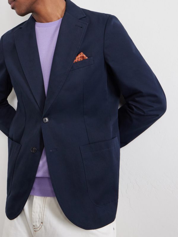 Cotton-Twill Suit Jacket - CU