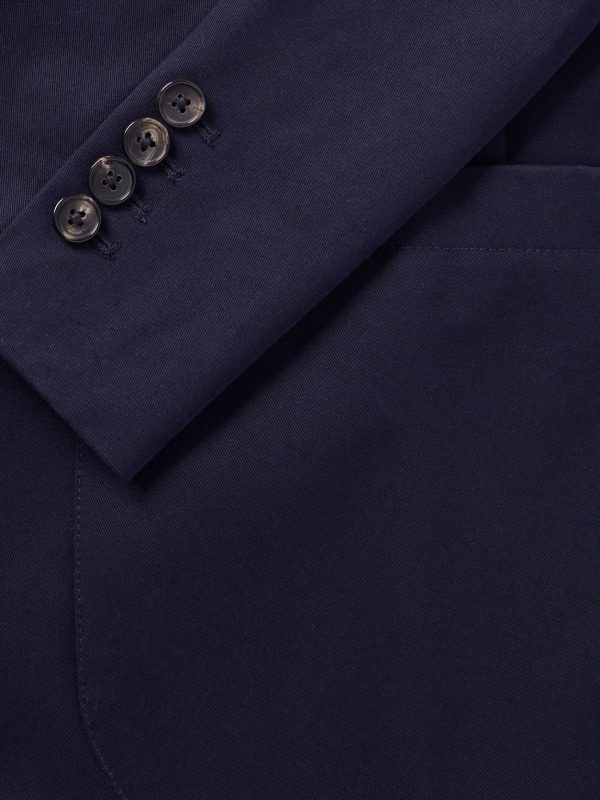 Cotton-Twill Suit Jacket - E1