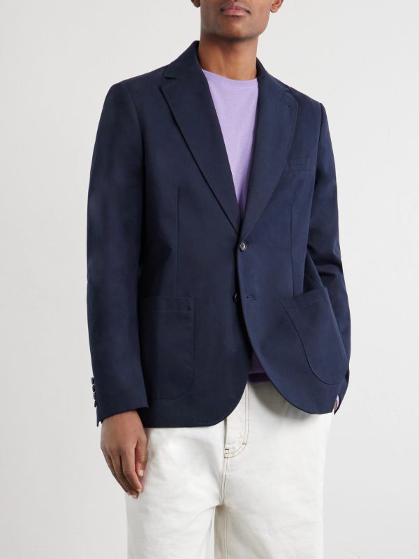 Cotton-Twill Suit Jacket - FR