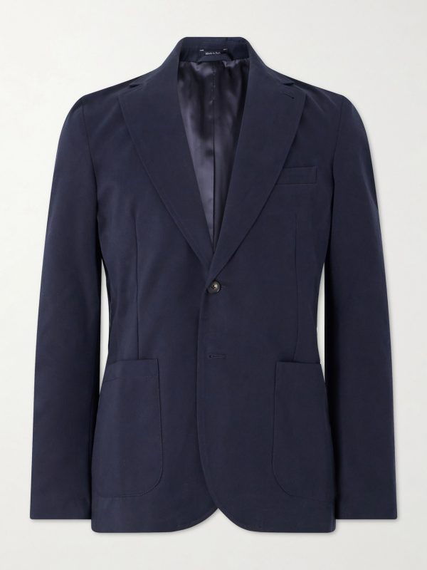 Cotton-Twill Suit Jacket