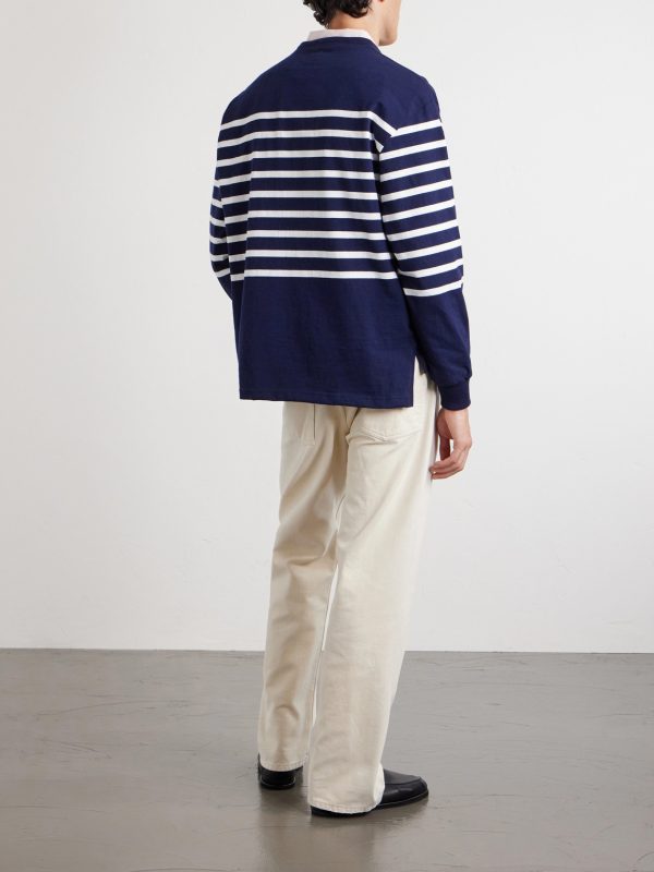 Striped Cotton-Jersey T-Shirt - BK Striped Cotton-Jersey T-Shirt - BK