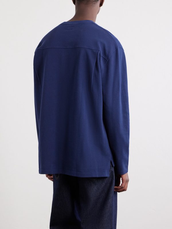 Cotton-Piqué Sweater - BK Cotton-Piqué Sweater - BK