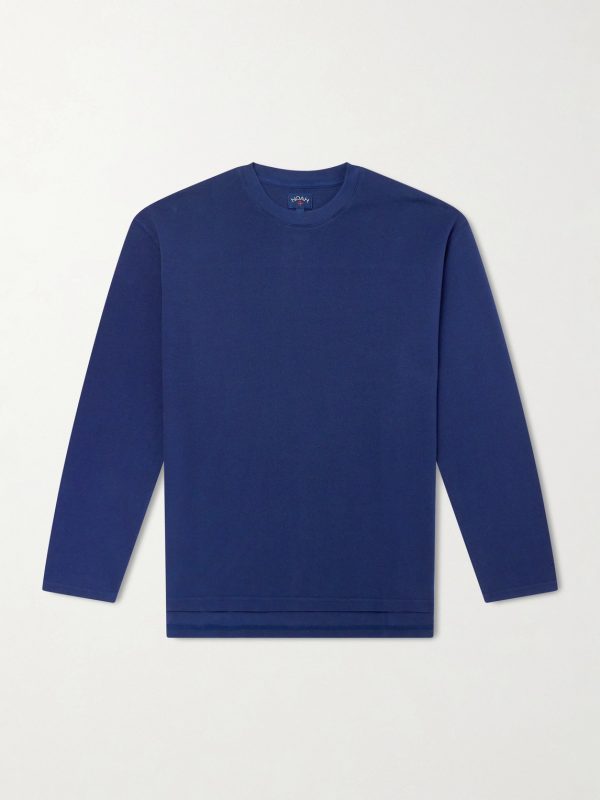Cotton-Piqué Sweater Cotton-Piqué Sweater