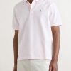 Logo-Embroidered Cotton-Piqué Polo Shirt - FR Logo-Embroidered Cotton-Piqué Polo Shirt - FR