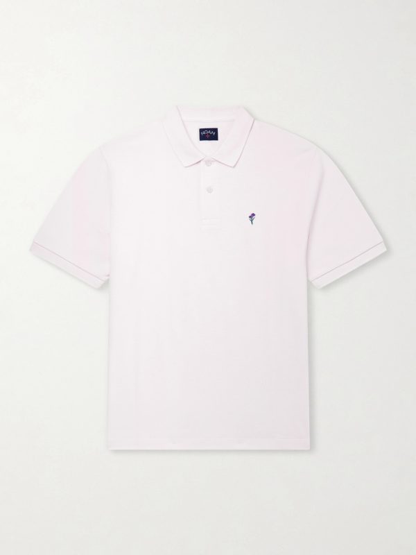Logo-Embroidered Cotton-Piqué Polo Shirt Logo-Embroidered Cotton-Piqué Polo Shirt