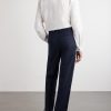 Straight-Leg Cotton-Twill Trousers - BK