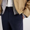 Straight-Leg Cotton-Twill Trousers - E1