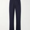 Straight-Leg Cotton-Twill Trousers