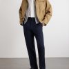 Straight-Leg Cotton-Twill Trousers - OU