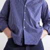 Oversized Checked Cotton-Poplin Shirt - CU Oversized Checked Cotton-Poplin Shirt - CU