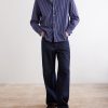 Oversized Checked Cotton-Poplin Shirt - OU Oversized Checked Cotton-Poplin Shirt - OU