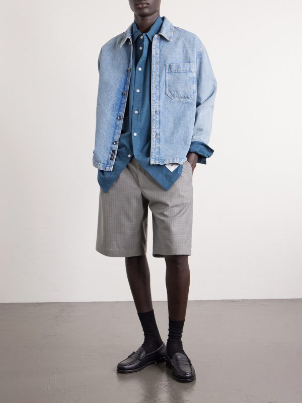 Checked Seersucker Shirt - OU Checked Seersucker Shirt - OU