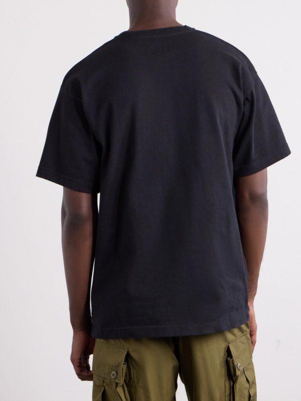 Logo-Appliquéd Printed Cotton-Jersey T-Shirt - BK Logo-Appliquéd Printed Cotton-Jersey T-Shirt - BK