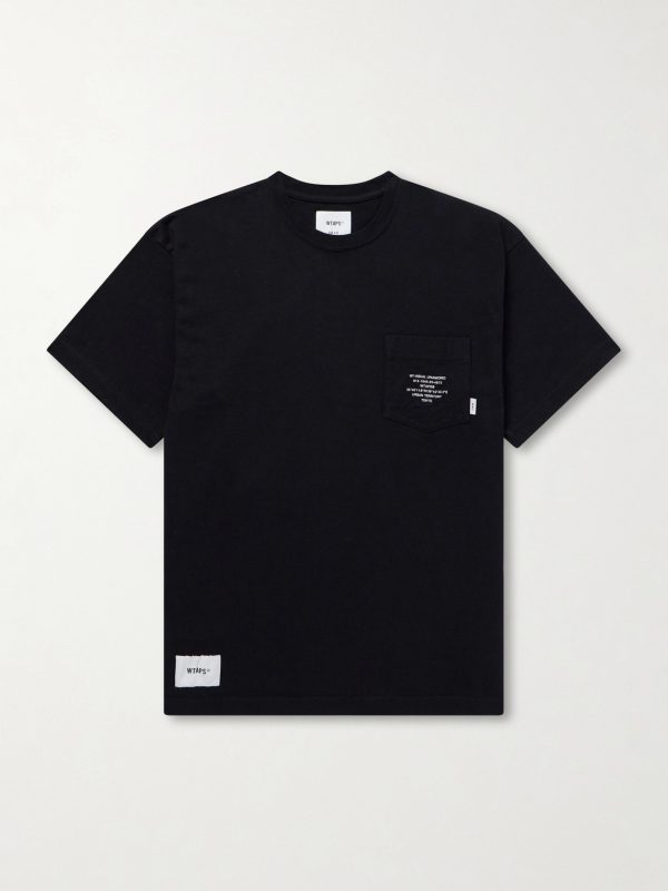 Logo-Appliquéd Printed Cotton-Jersey T-Shirt Logo-Appliquéd Printed Cotton-Jersey T-Shirt