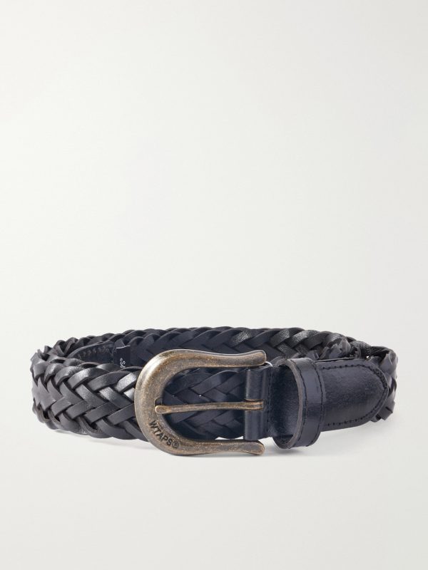 3cm Braided Leather Belt