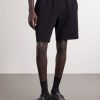 Straight-Leg Logo-Embroidered Cotton-Blend Shorts - FR Straight-Leg Logo-Embroidered Cotton-Blend Shorts - FR