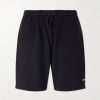 Straight-Leg Logo-Embroidered Cotton-Blend Shorts Straight-Leg Logo-Embroidered Cotton-Blend Shorts