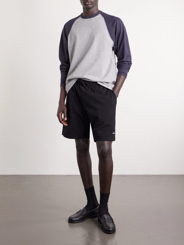 Straight-Leg Logo-Embroidered Cotton-Blend Shorts - OU Straight-Leg Logo-Embroidered Cotton-Blend Shorts - OU