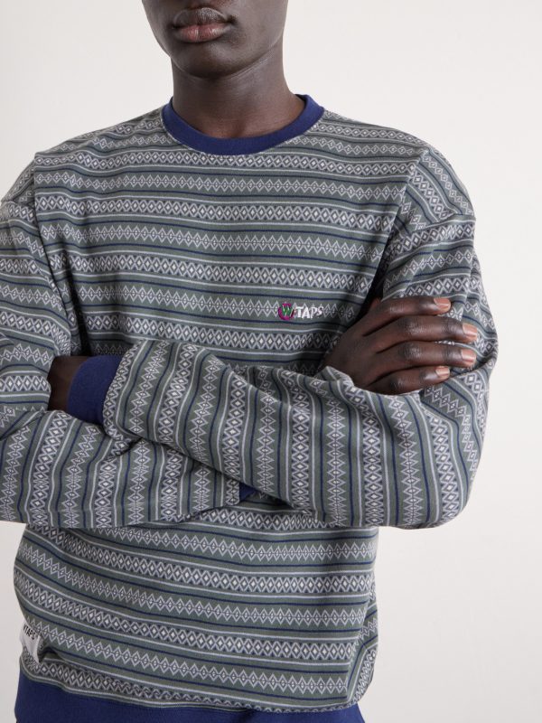 Logo-Appliquéd Striped Cotton-Jersey T-Shirt - CU