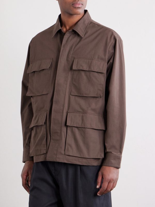 Logo-Print Cotton-Blend CORDURA® Overshirt - FR Logo-Print Cotton-Blend CORDURA® Overshirt - FR