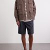 Logo-Print Cotton-Blend CORDURA® Overshirt - OU Logo-Print Cotton-Blend CORDURA® Overshirt - OU