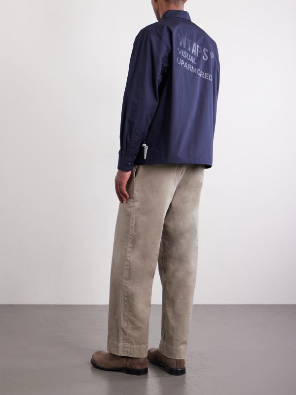 Logo-Print Cotton-Blend CORDURA® Overshirt - BK