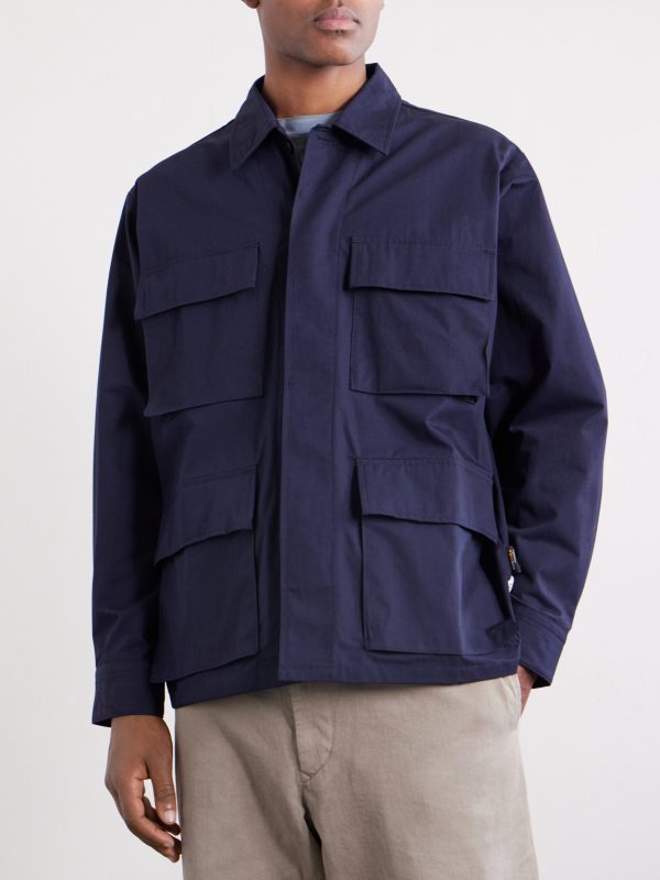 Logo-Print Cotton-Blend CORDURA® Overshirt - FR