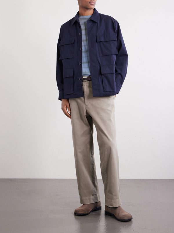 Logo-Print Cotton-Blend CORDURA® Overshirt - OU