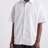 Logo-Appliquéd Striped Poplin Shirt - FR Logo-Appliquéd Striped Poplin Shirt - FR