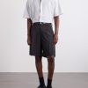 Logo-Appliquéd Striped Poplin Shirt - OU Logo-Appliquéd Striped Poplin Shirt - OU