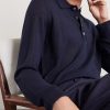 Silk and Cashmere-Blend Polo Sweater - CU Silk and Cashmere-Blend Polo Sweater - CU