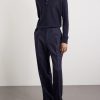 Silk and Cashmere-Blend Polo Sweater - OU Silk and Cashmere-Blend Polo Sweater - OU