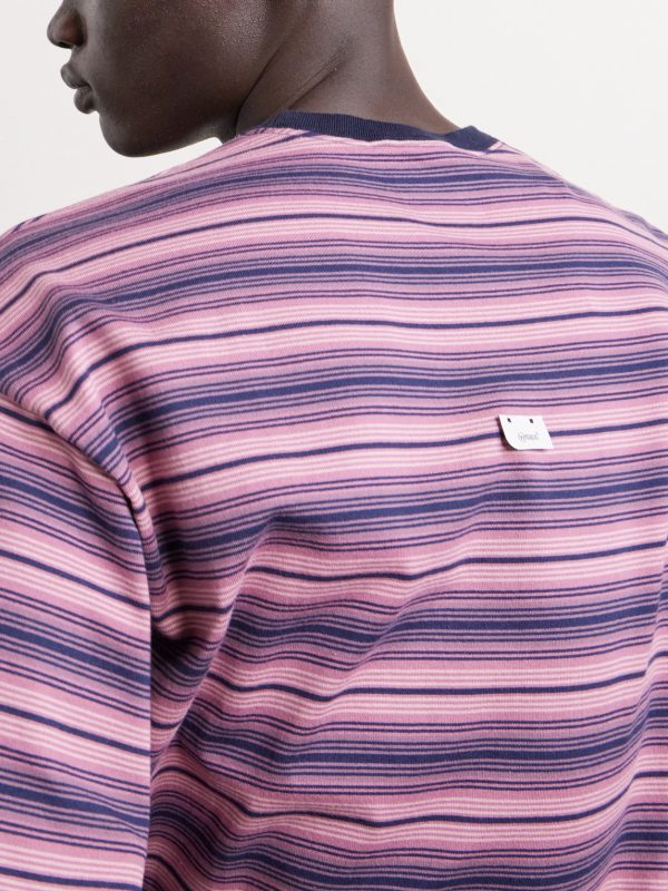 Logo-Appliquéd Striped Cotton-Jersey T-Shirt - CU Logo-Appliquéd Striped Cotton-Jersey T-Shirt - CU
