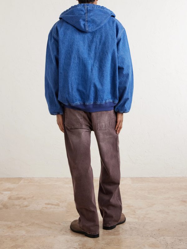 D00M Denim Hooded Jacket - BK D00M Denim Hooded Jacket - BK