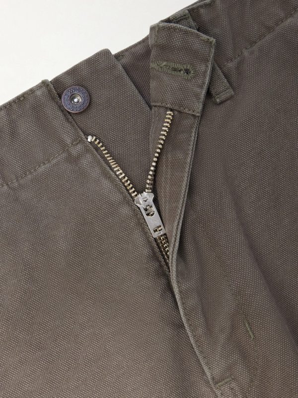 ARMSTG2501 Straight-Leg Cotton-Canvas Trousers - E1 ARMSTG2501 Straight-Leg Cotton-Canvas Trousers - E1