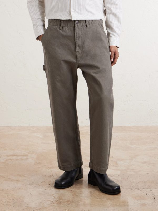 ARMSTG2501 Straight-Leg Cotton-Canvas Trousers - FR ARMSTG2501 Straight-Leg Cotton-Canvas Trousers - FR