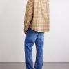 Logo-Appliquéd Checked Woven Shirt - BK Logo-Appliquéd Checked Woven Shirt - BK