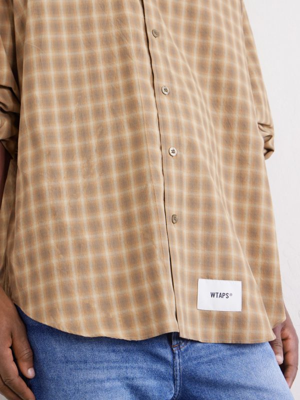 Logo-Appliquéd Checked Woven Shirt - CU Logo-Appliquéd Checked Woven Shirt - CU
