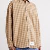 Logo-Appliquéd Checked Woven Shirt - FR Logo-Appliquéd Checked Woven Shirt - FR
