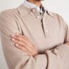 SIlk and Cashmere-Blend Polo Sweater - CU SIlk and Cashmere-Blend Polo Sweater - CU