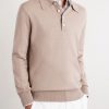 SIlk and Cashmere-Blend Polo Sweater - FR SIlk and Cashmere-Blend Polo Sweater - FR